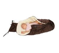 Coprigambe Soffice, misura universale, passeggino, impermeabile, con cerniera, colori:marrone