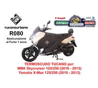 Coprigambe Termoscudo Tucano R080 con Assicurazione Yamaha X Max 125 250 2013