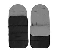 Coprigambe universale per passeggino, adatto per l'inverno, caldo e accogliente, foderato in morbido pile termico, 2 in 1, fodera per passeggino, copertura per i piedi, antivento, staccabile,