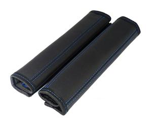 Coprigioco 2 Pezzi 100% Vera Pelle Cucitura Blu Adatto Per BMW VW AUDI MERCEDES