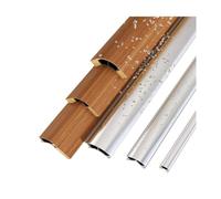 Coprigiunto Nascosto Per Angoli Curvi Dei Mobili | Profilo A Quarto Di Cerchio In Alluminio Con Nervatura Di Rinforzo Per Mobili Su Misura E A Incasso, 80/150/200 Cm