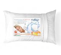 Copriguanciale Impermeabile Ignifugo "FUEGO" Classe 1 con Cerniera Zip, Antiacaro, Made in Italy