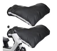 Copriguanti da manubrio - guanti caldi, impermeabili e foderati in pile spesso, costruzione, antivento, design sicuro, maniche isolate per maniglia della bicicletta, progettate per la