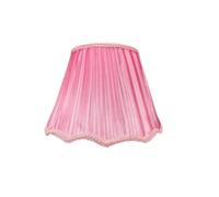 Coprilampada in tessuto con frange | Anello montatore E27, diffusione luce soffusa, utilizzo lampada da comodino/tavolo/parete