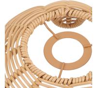 Coprilampada Intrecciato Paralume Lampadario Rattan Bohémien Sospensione