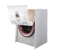 Coprilavatrice Da Esterno Copri lavatrice domestica asciugatrice a carico superiore con cerniere modello cartone animato Avvolgi impermeabile for la casa(Type B)
