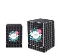 Coprilavatrice Da Esterno Copri lavatrice nero for pioggia e asciugatrice, tappetino anteriore impermeabile da 12 kg(A3,60x65x85cm XL)