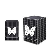 Coprilavatrice Da Esterno Copri lavatrice nero for pioggia e asciugatrice, tappetino anteriore impermeabile da 12 kg(A4,60x65x85cm XL)