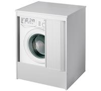 Coprilavatrice da Esterno in PVC 70x94x60 cm con Serranda Forlani Esterni Roc Bianco