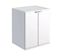 Coprilavatrice Plastica con Ante 68,5x64,5x88h cm Interno Esterno per Lavatrici