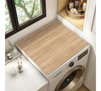 Coprilavatrice Protettivo Antiscivolo Per Lavatrice E Asciugatrice,Effetto Legno Lavabile Copri Lavatrice,Super Assorbente,Asciugatura Rapida Cover Mat Per Lavanderia,Cucina,Bagno (Color 3,60 x60 cm)