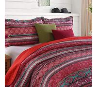 Copriletti Copriletto Trapuntato Multiuso Matrimoniale Lavabile In Cotone Stampato Bedspread Con 2 Federe 50X70Cm Cool Trapunta Sottile In Estate,250X270CM