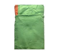Coprilettino Telo Mare Lettino con Tasche e Borsetta in Microfibra (Verde)