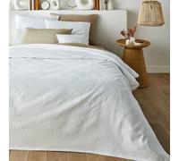 Copriletto cotone jacquard, Indo Bianco 250 x 250 cm