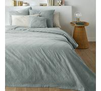 Copriletto cotone jacquard, Indo Blu 230 x 250 cm