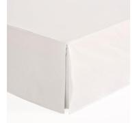 Copriletto da 105 x 190/200 cm, coprirete 105 cm, colore bianco