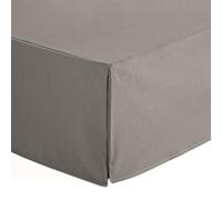 Copriletto da 180 x 190/200 cm, coprirete 180 cm, colore grigio