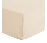 Copriletto da 90 x 190/200 cm, coprirete 90 cm, colore ecru