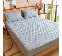 Copriletto Elasticità Lenzuola con Angoli Protezione doppia / singola Coprimaterasso per letto All-Inclusive Custodia Materasso Addensare e svolgere un ruolo impermeabile, Anti-acaro, Antibatterico