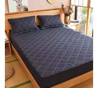 Copriletto Elasticità Lenzuola con Angoli Protezione doppia / singola Coprimaterasso per letto All-Inclusive Custodia Materasso Addensare e svolgere un ruolo impermeabile, Anti-acaro, Antibatterico