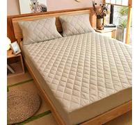 Copriletto Elasticità Lenzuola con Angoli Protezione doppia / singola Coprimaterasso per letto All-Inclusive Custodia Materasso Addensare e svolgere un ruolo impermeabile, Anti-acaro, Antibatterico