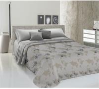 COPRILETTO ESTIVO AEREI MONDO BEIGE SINGOLO PIQUET COTONE Made in Italy