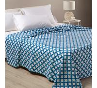 Copriletto Caleffi Phoenix 50% Cotone 50% Poliestere Moderno Matrimoniale Blu