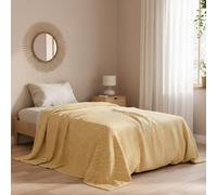 Copriletto estivo singolo Gabel Hugo Giallo Oro | 100% Cotone Sicuro