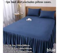 Copriletto Foglio Letto Gonna Doppio Pieno Regina King Size Decorazione Casa