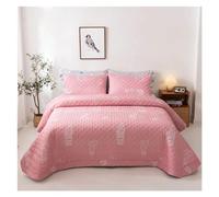 Copriletto in Cotone di Alta qualità, copriletto a Quadri, coprimaterasso, copriletti e copriletti Stampati, trapunte per Letto di Coppia, Lenzuola, Set di Biancheria da Letto