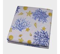 Copriletto in Cotone Piquet Disegno Corallo Singolo Matrimoniale