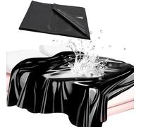 Copriletto in plastica nera impermeabile in PVC per evitare che il materasso si bagni, giochi da camera da letto 1PC