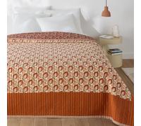 Copriletto Kantha in cotone lavato Aldea Multicolore 230 x 250 cm
