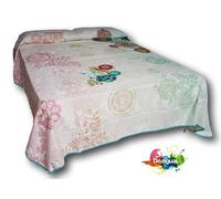 Copriletto leggero estivo DESIGUAL ESSENTIAL in 100% Cotone. Singolo, 1 piazza