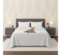 Copriletto Matrimoniale Cotone 100% Leggero Telo Antigraffio Leggero Estivo