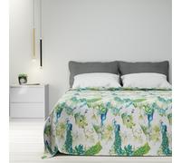 Copriletto Matrimoniale Estivo Singolo Piazza E Mezza Cotone Copritutto Fantasia