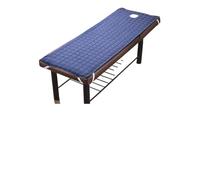 Copriletto per Lettino da Massaggio Lenzuolo da letto for tavolo da salone in tinta unita, materasso, colori vari, delicato sulla pelle, copriletto for trattamenti SPA e massaggi con foro(Dark blue,19