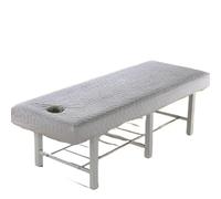 copriletto per massaggio Copriletto trapuntato spesso for salone di bellezza con angoli, delicato sulla pelle, for massaggi, SPA, lettino da massaggio, copriletto con foro for il respiro(07,80x190cm)