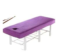 copriletto per massaggio Copriletto trapuntato spesso for salone di bellezza con angoli, delicato sulla pelle, for massaggi, SPA, lettino da massaggio, copriletto con foro for il respiro(01,70x185cm)