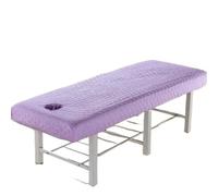 copriletto per massaggio Copriletto trapuntato spesso for salone di bellezza con angoli, delicato sulla pelle, for massaggi, SPA, lettino da massaggio, copriletto con foro for il respiro(06,80x190cm)