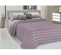 Copriletto Piquet Primavera Estate 100% Cotone Disegno 7672 Zig Zag