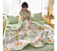 Copriletto Piumino Primavera/Estivo Microfibra 4 Stagioni Matrimoniale/singolo/ Una Piazza E Mezzo Piumino 200*230CM, Extra Soffice Piumone Trapuntino ,Trapunta Coperta ( Color : I , Size : 100*150cm