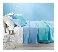COPRILETTO PRIMAVERILE ZEFIRO LETTO SINGOLO 1 PIAZZA (Azzurro)