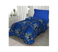 Copriletto Singolo Bambini 170x250 Daffy Duck Blu - Trapuntino Leggero 80 g/m² i
