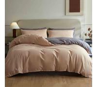 copriletto singolo estivo copriletto matrimoniale copriletti matrimoniali estivi copri letto Federe e copripiumini Cotone a fibra lunga 60 fili Resistenza allo sbiadimento (Brown,1.5m)