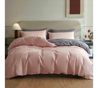 copriletto singolo estivo copriletto matrimoniale copriletti matrimoniali estivi copri letto Federe e copripiumini Cotone a fibra lunga 60 fili Resistenza allo sbiadimento (Pink,2.0m)