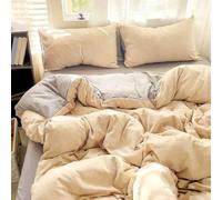 Copriletto Singolo Estivo Copriletto Matrimoniale Estivo Copriletti Matrimoniali Estivi Copri Letto Copripiumino Federa in Cotone 30 Fili Morbido Confortevole Traspirante (Brown,1.5m)