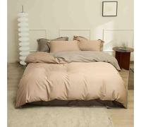Copriletto Singolo Estivo Copriletto Matrimoniale Estivo Copriletti Matrimoniali Estivi Copri Letto Federe E Copripiumini Cotone A Fibra Lunga 100 Fili Traspirante Uso Estivo (Beige,2.0m)