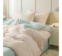 Copriletto Singolo Estivo Copriletto Matrimoniale Leggero Copriletti Matrimoniali Estivi Copri Letto Federa Copripiumino Cotone Fibra Lunga 60 Fili Processo Di Tintura Reattiva (Pink,1.8m)