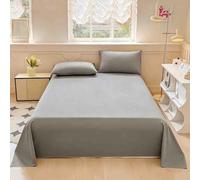Copriletto Singolo Estivo Matrimoniale Leggero Copriletti Matrimoniali Estivi Bianco Federa Cotone Estate Dormitorio Singolo Per Studenti (Gray,245x270cm)